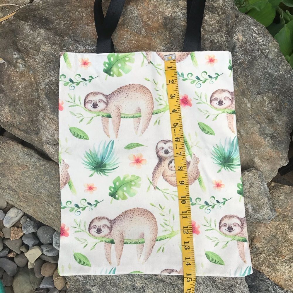 Sloth Canvas Tote‎ - Picture 3 of 7